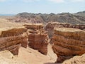 Red Canyon Charyn (Sharyn) National Park Royalty Free Stock Photo